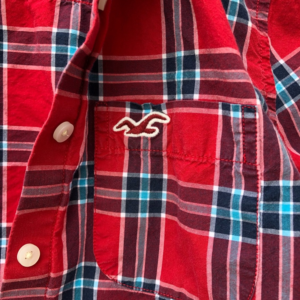 Hollister Plaid Button Up - Picture 4 of 4